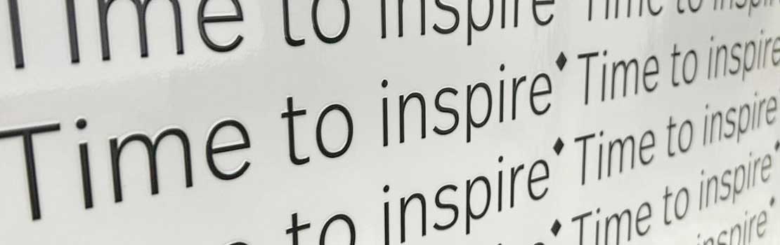 time to inspire